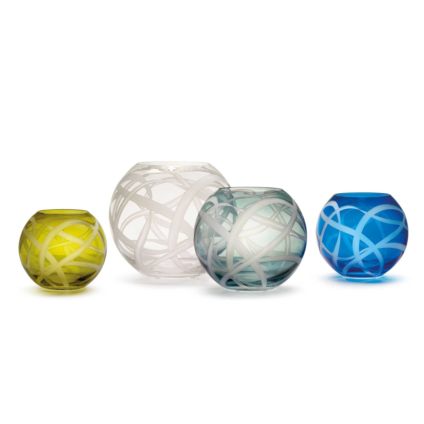 Ribbon Large Crystal Vase