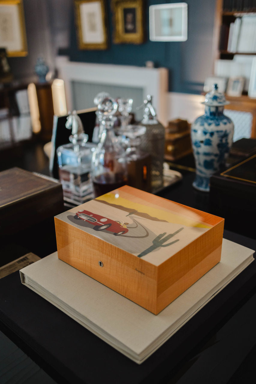 Route 66 Marquetry Humidor