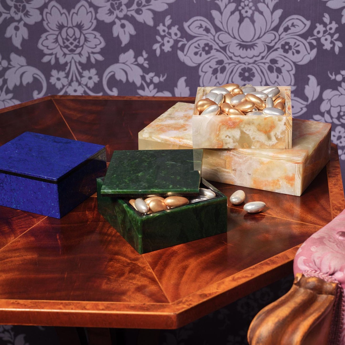 Large Semi-Precious Stone Box