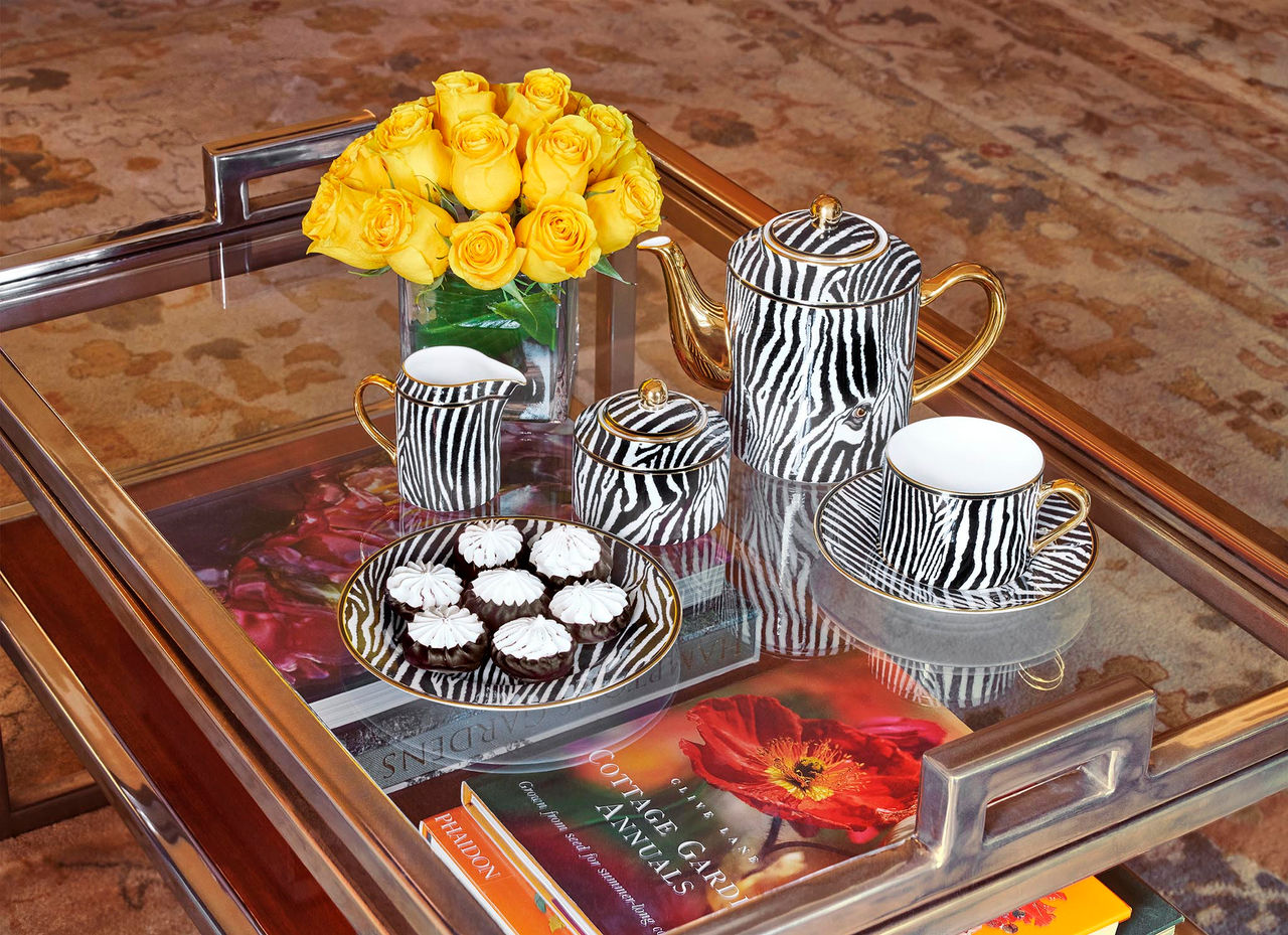 Zebra Tea & Coffee Set