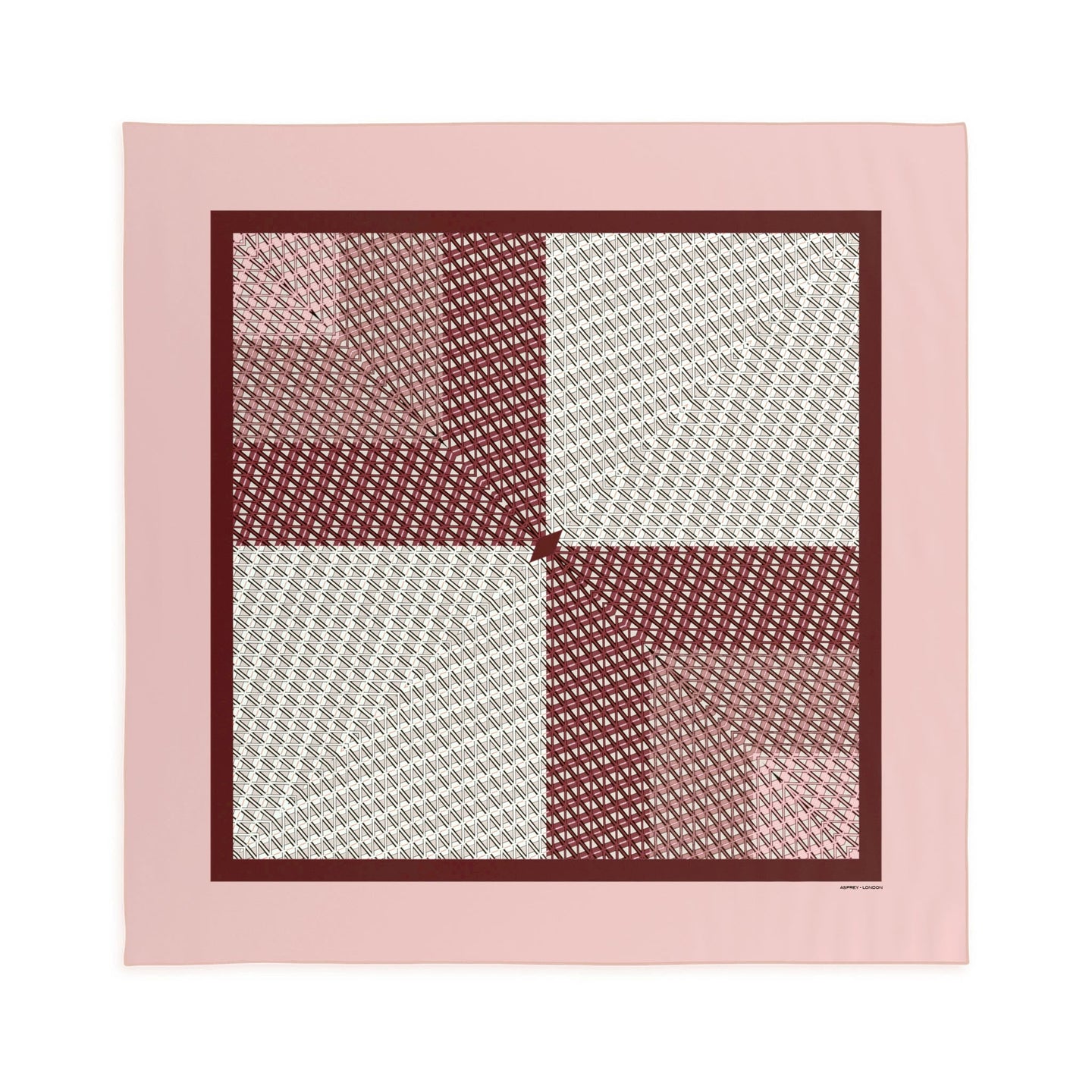 Geometric A Silk Scarf