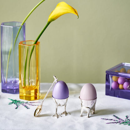 Piglet Egg Cup in Sterling Silver