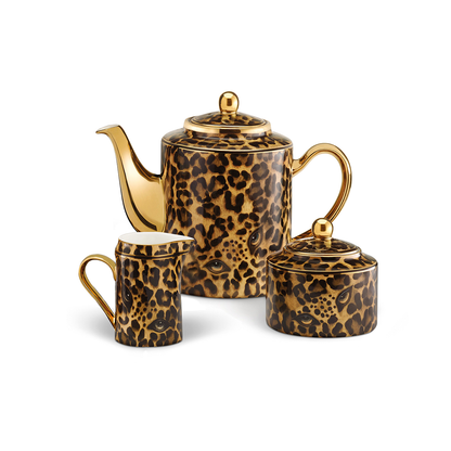Leopard Tea & Coffee Set