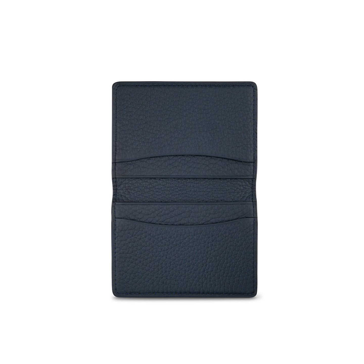 GMT Flat Card Holder in Soft Grain Leather