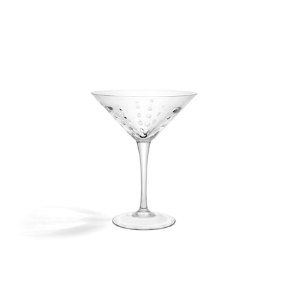 Bubbles Martini Glass
