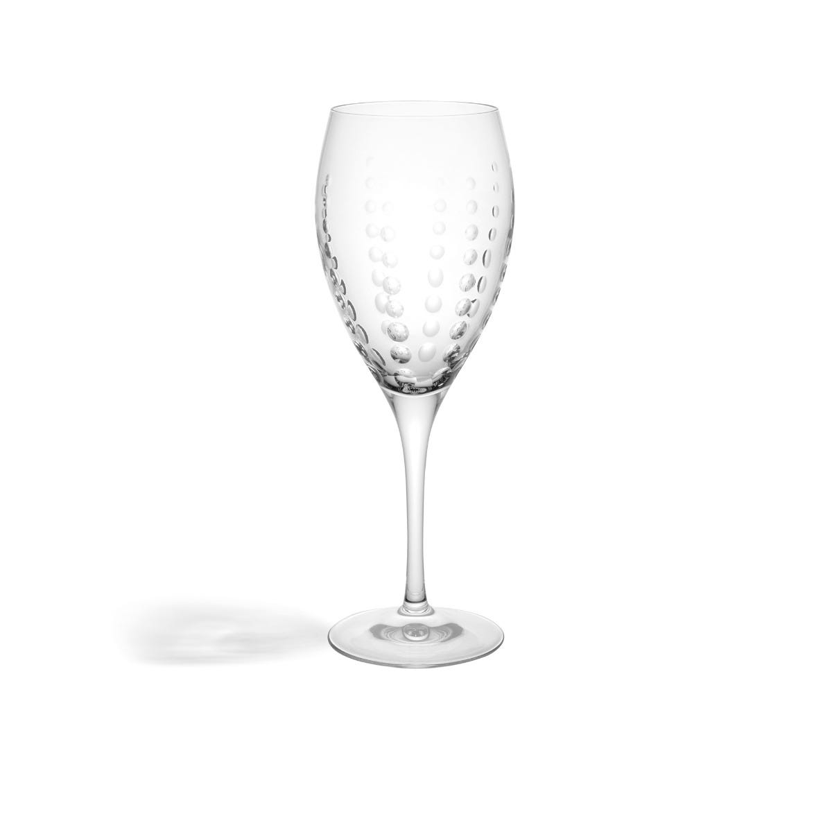 Bubbles White Wine Glass