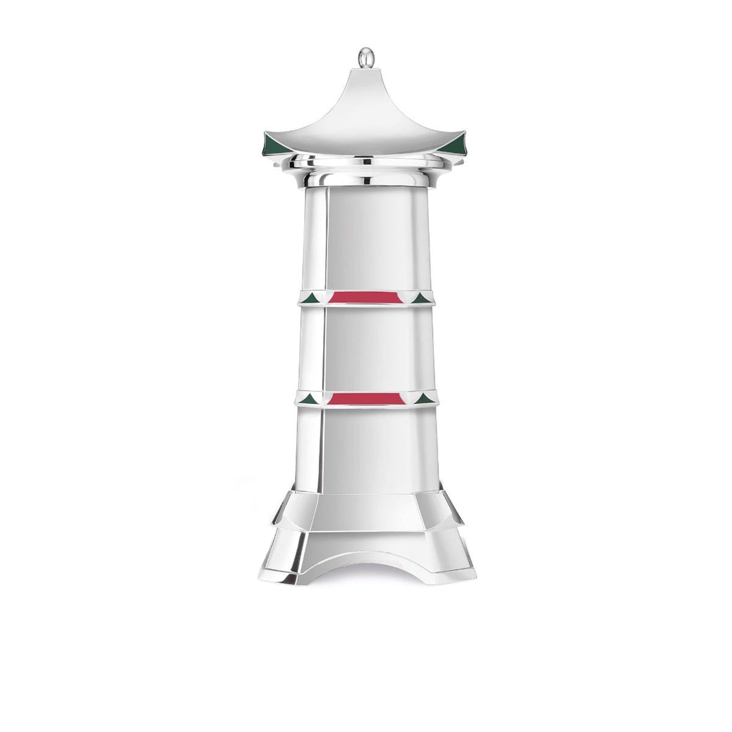 Pagoda Cocktail Shaker in Sterling Silver