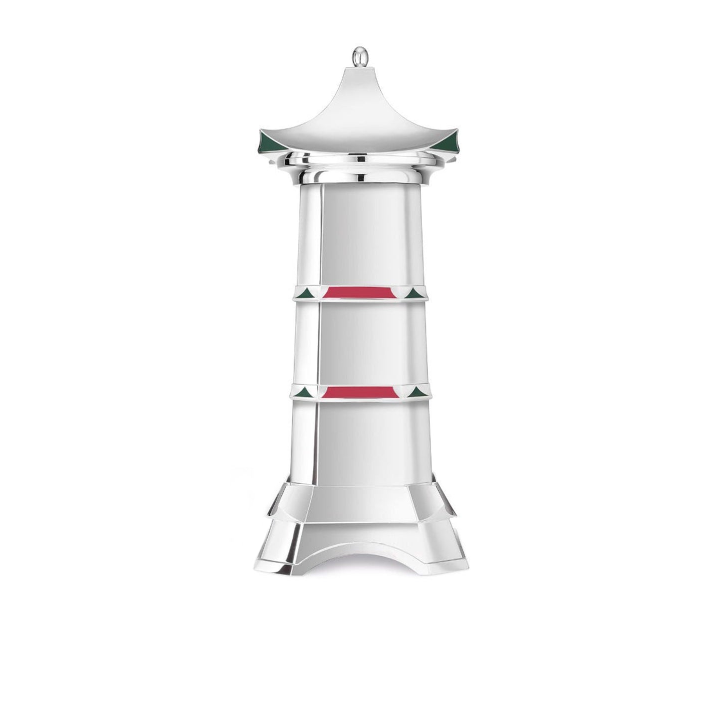 Pagoda Cocktail Shaker in Sterling Silver