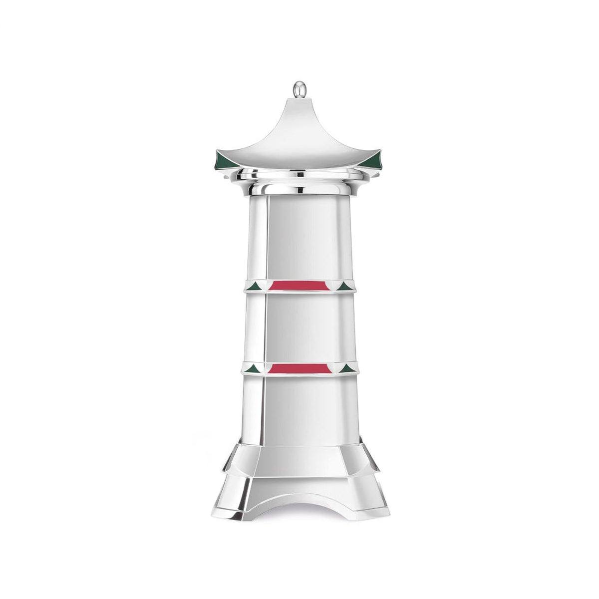 Pagoda Cocktail Shaker in Sterling Silver
