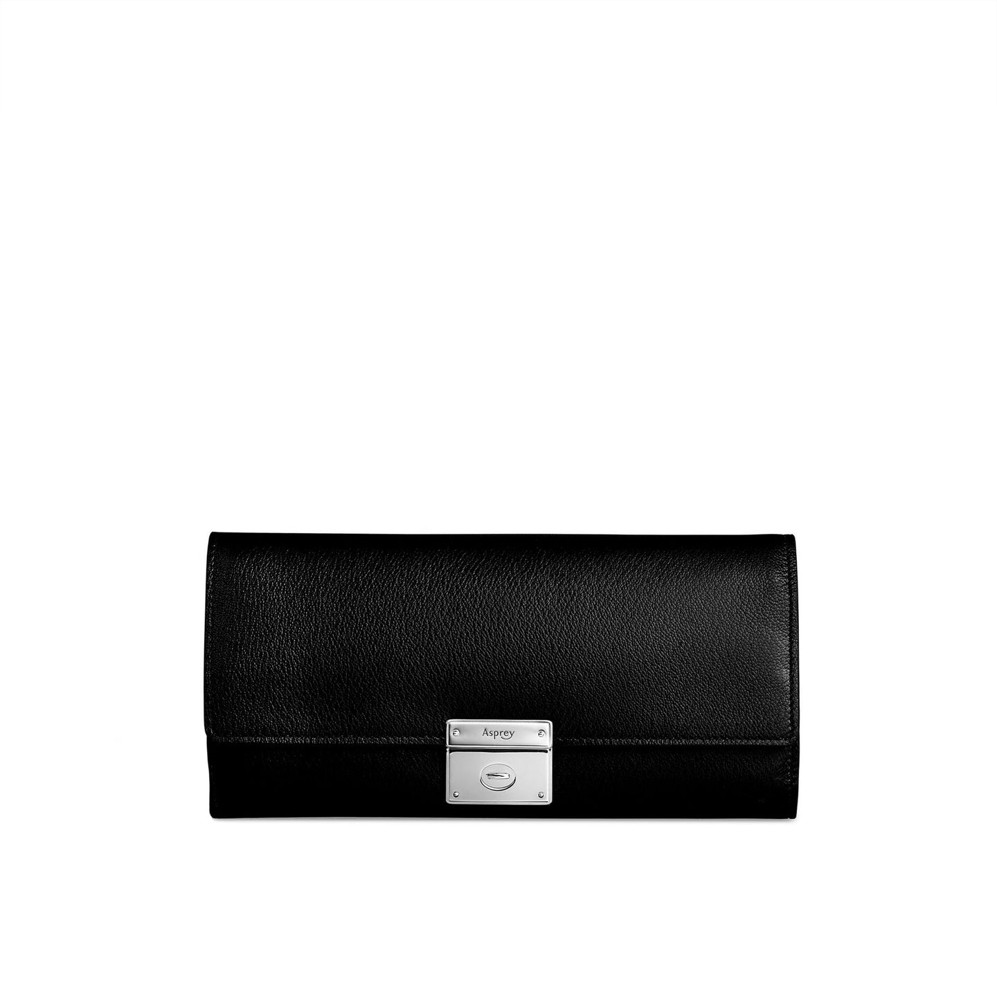 Leigh Jewellery Roll in Pebble Grain Leather