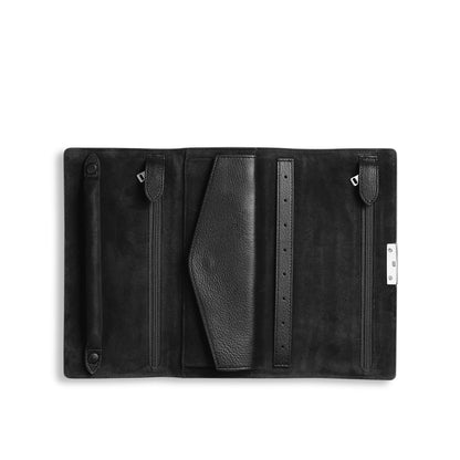 Leigh Jewellery Roll in Pebble Grain Leather