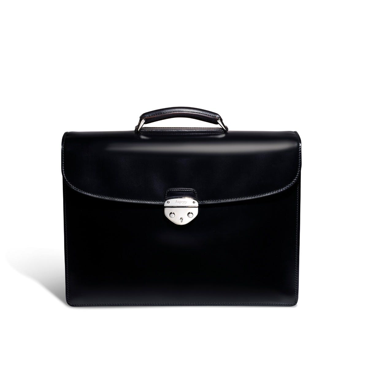 Hanover 3 Briefcase in Saddle Leather