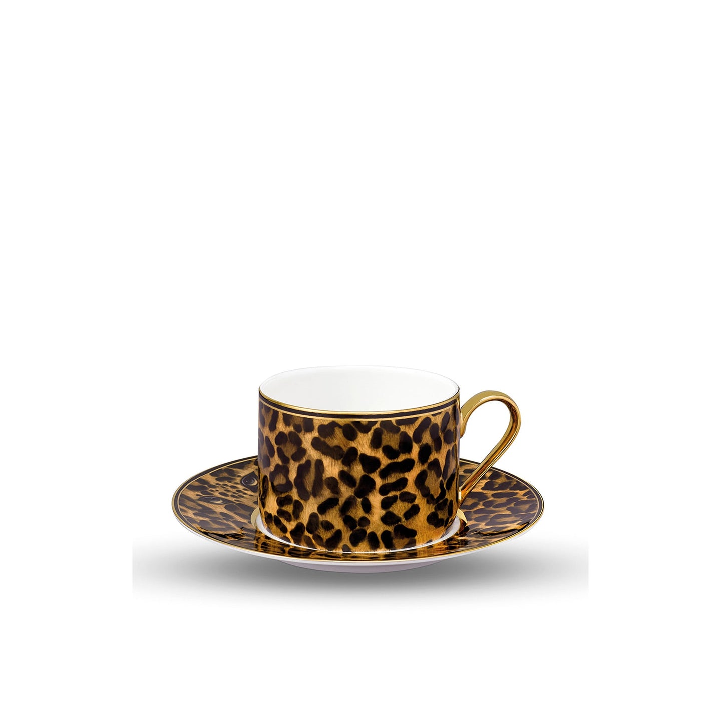 Leopard Tea Cup and Saucer