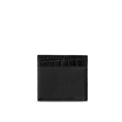 GMT Wallet in Soft Grain Leather & Crocodile