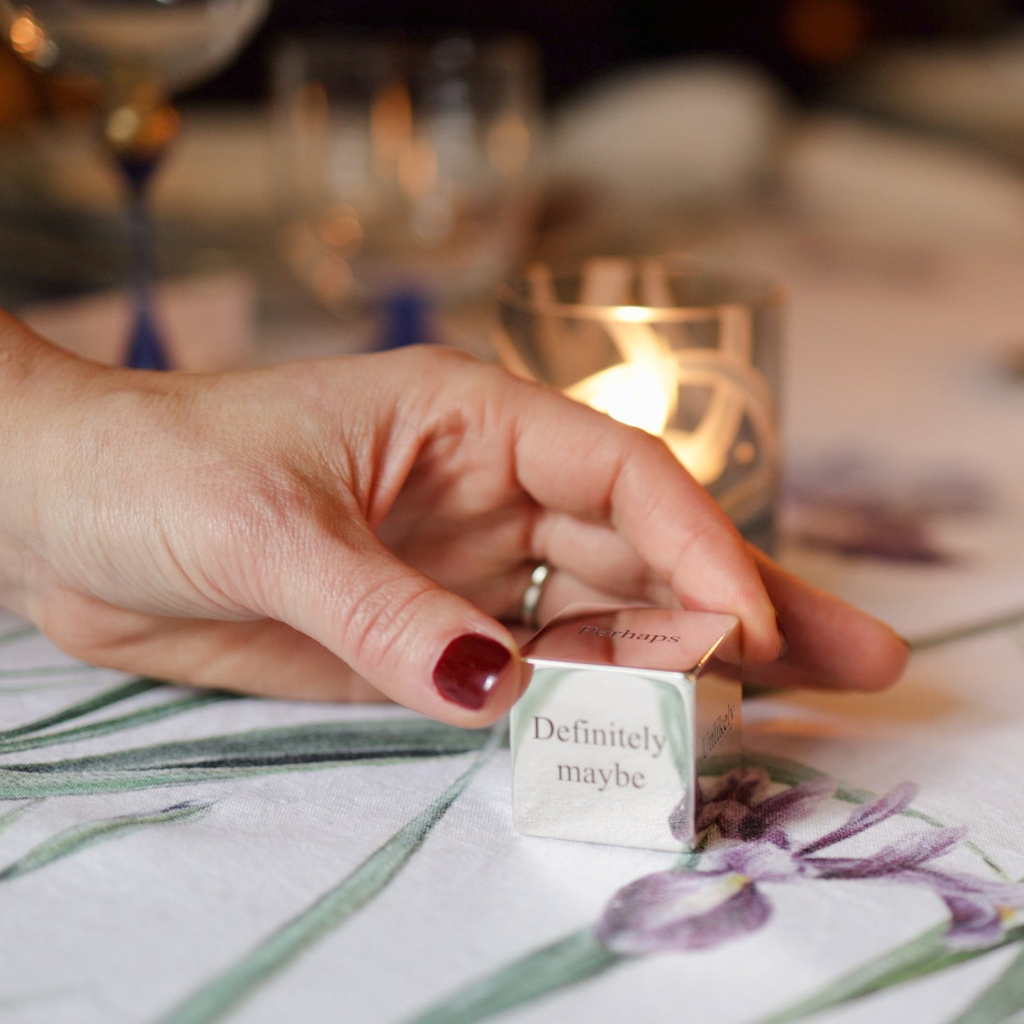 Indecision Dice in Sterling Silver