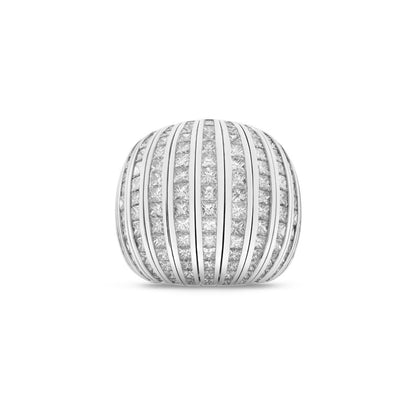 Deco Ring in 18ct White Gold with Diamonds