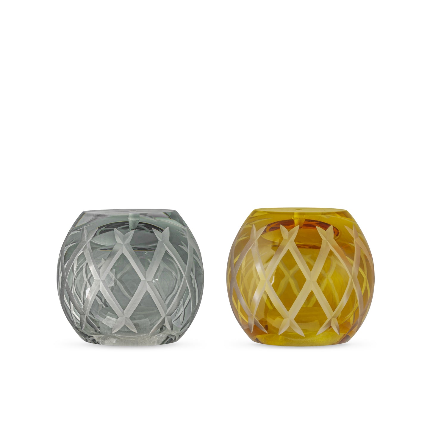 Christmas Cracker with Crosshatch Crystal Salt & Pepper Shakers