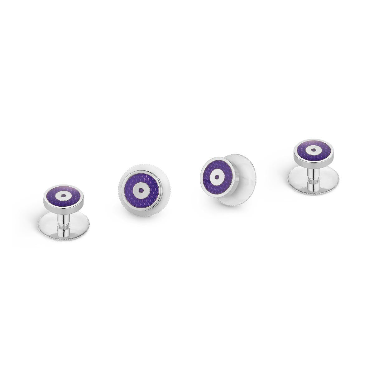 sterling silver dress studs Authentic Meteorite Shirt Studs, Gift for Groom
