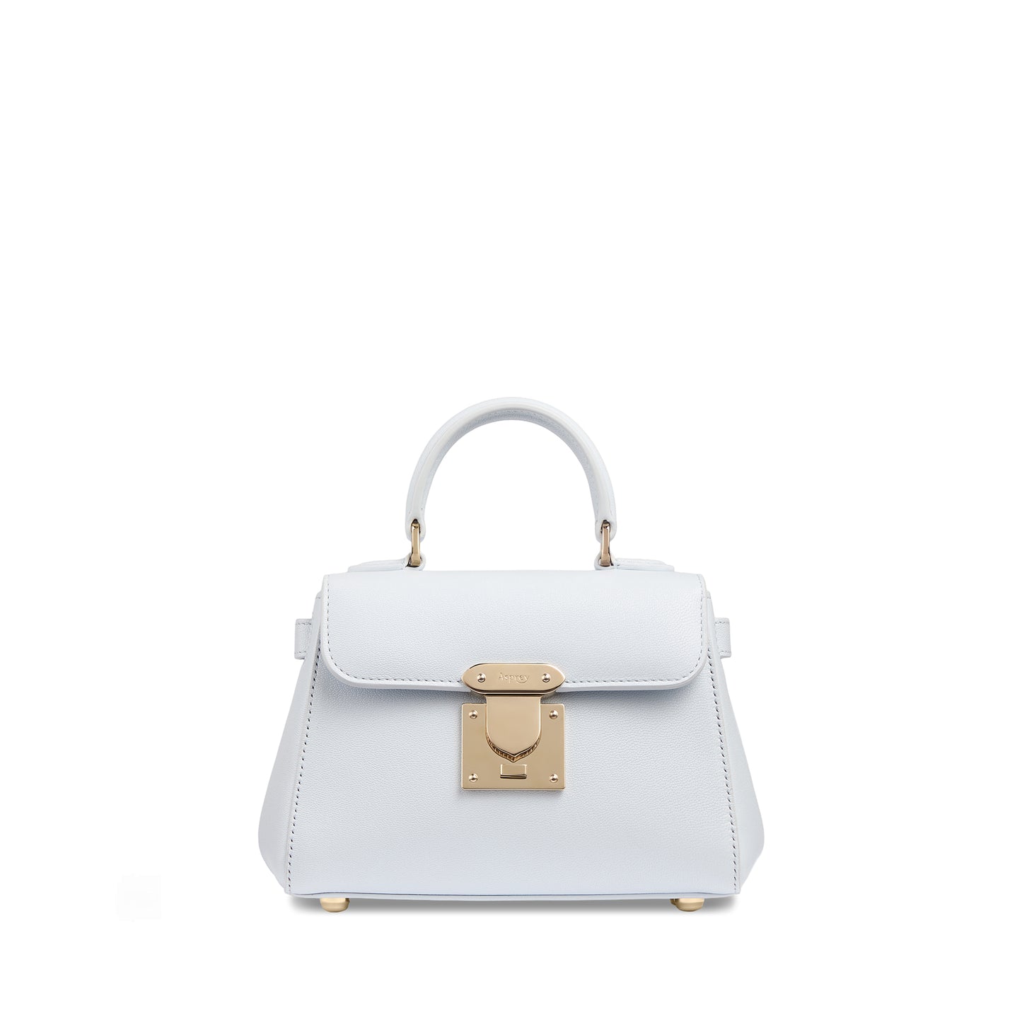 167 Micro Mini Handbag in Pebble Grain Leather