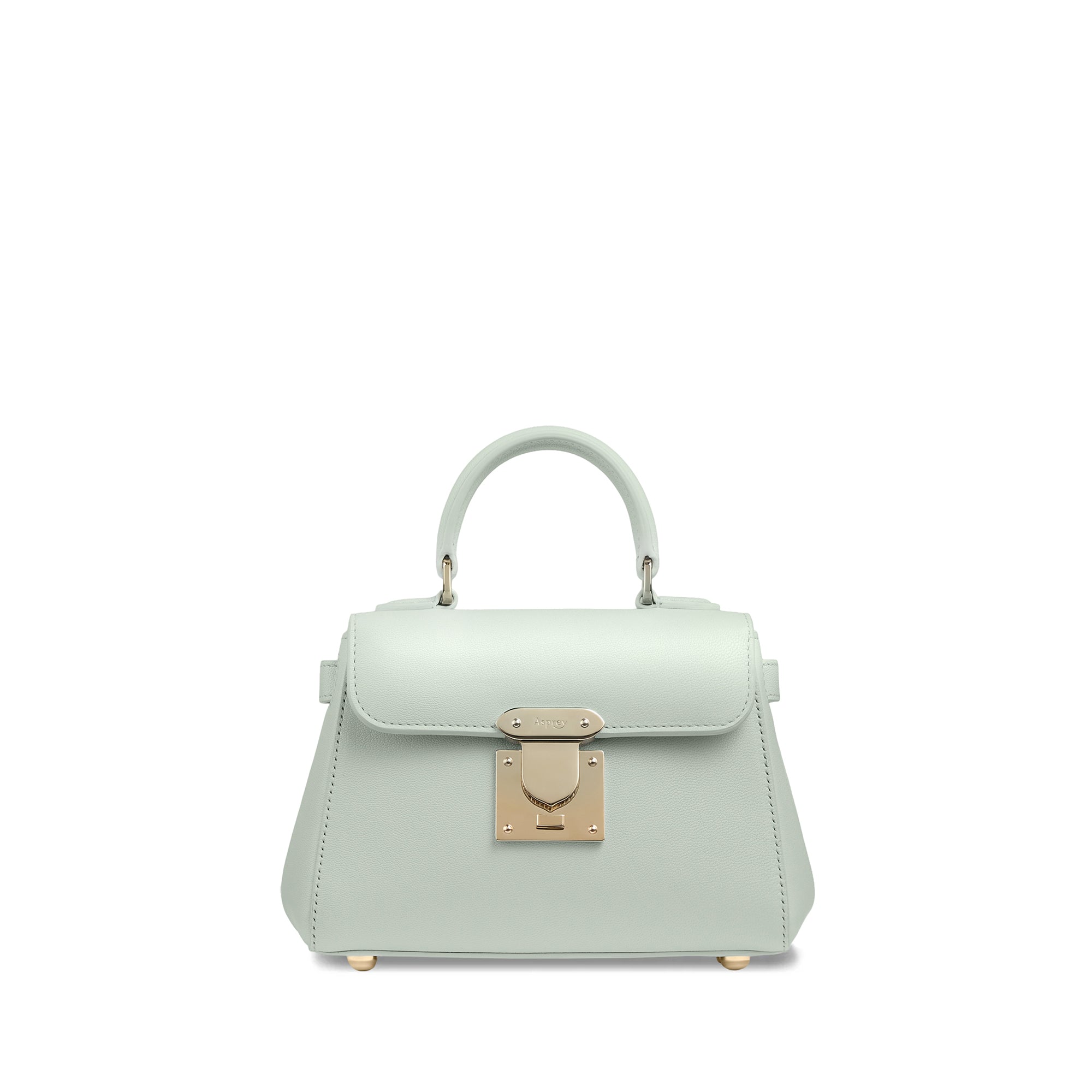 アリアス 167 Micro Mini Handbag in Pebble Grain Leather – Asprey London