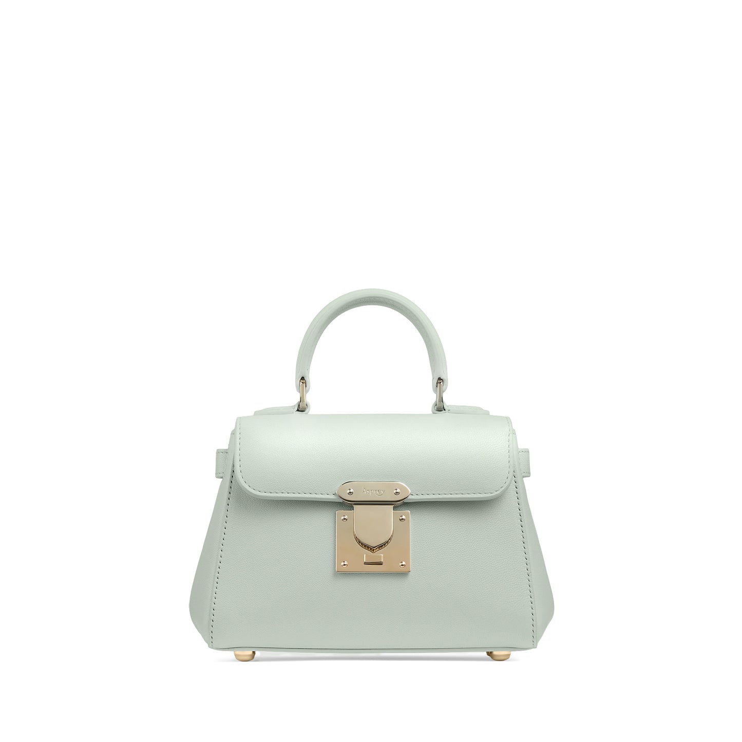167 Micro Mini Handbag in Pebble Grain Leather