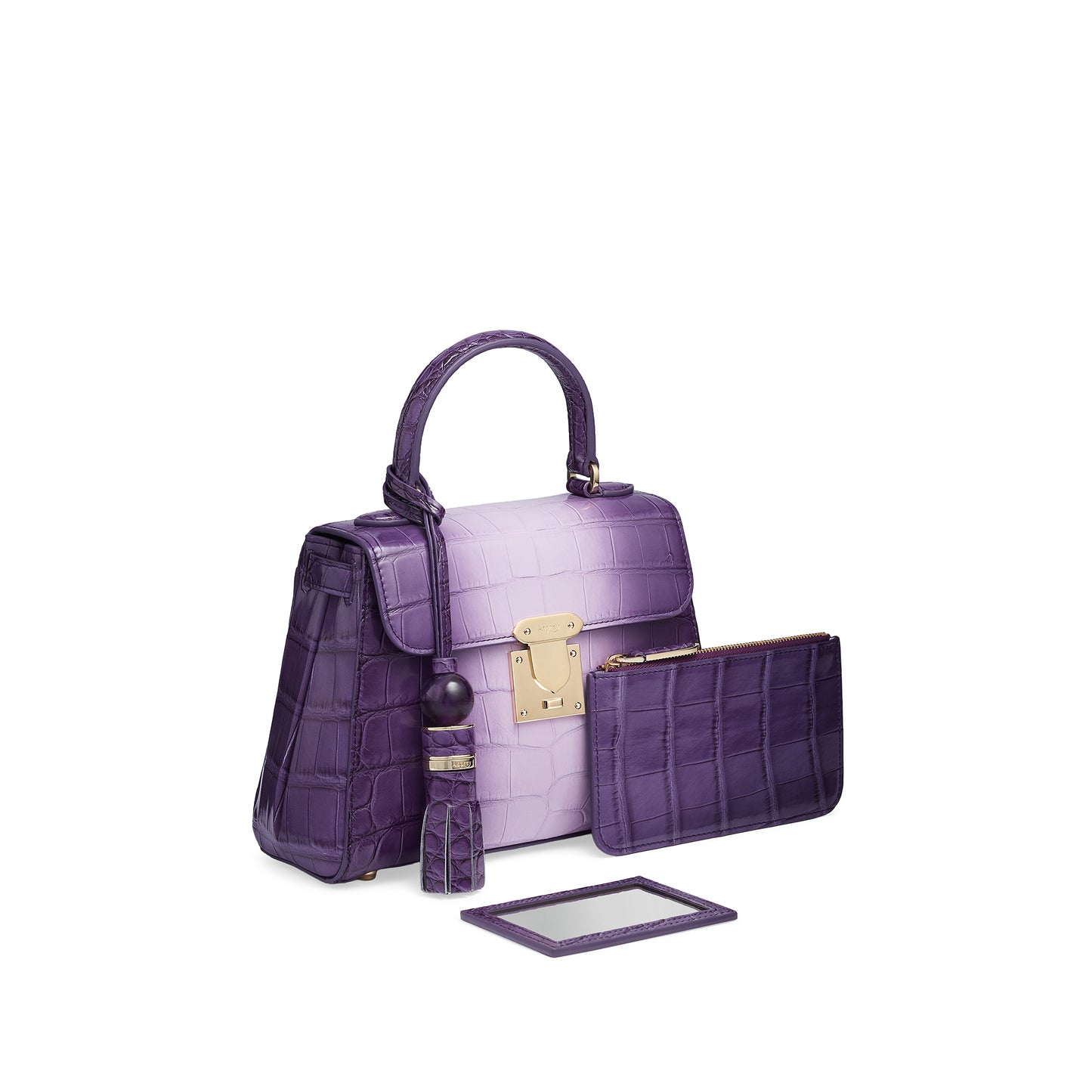 167 Mini Handbag in Crocodile