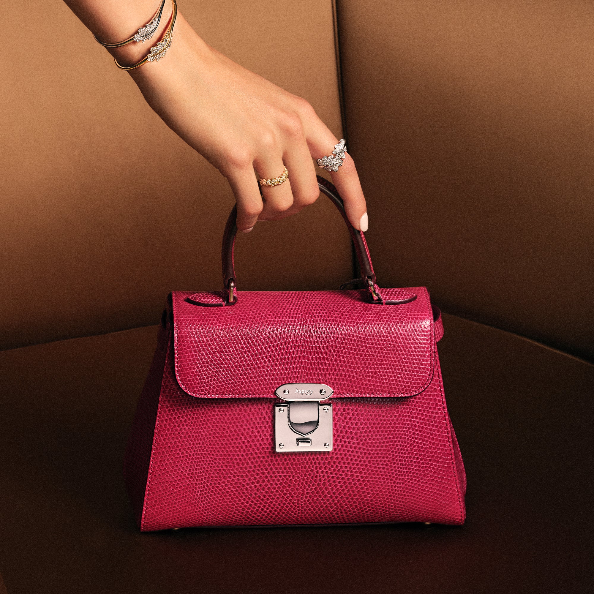 167 Mini Handbag in Lizard – Asprey London