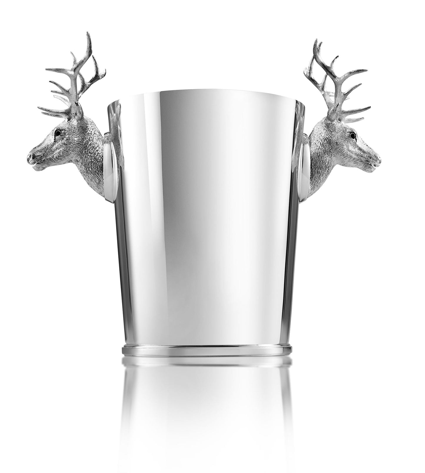 Stag Champagne Cooler in Sterling Silver
