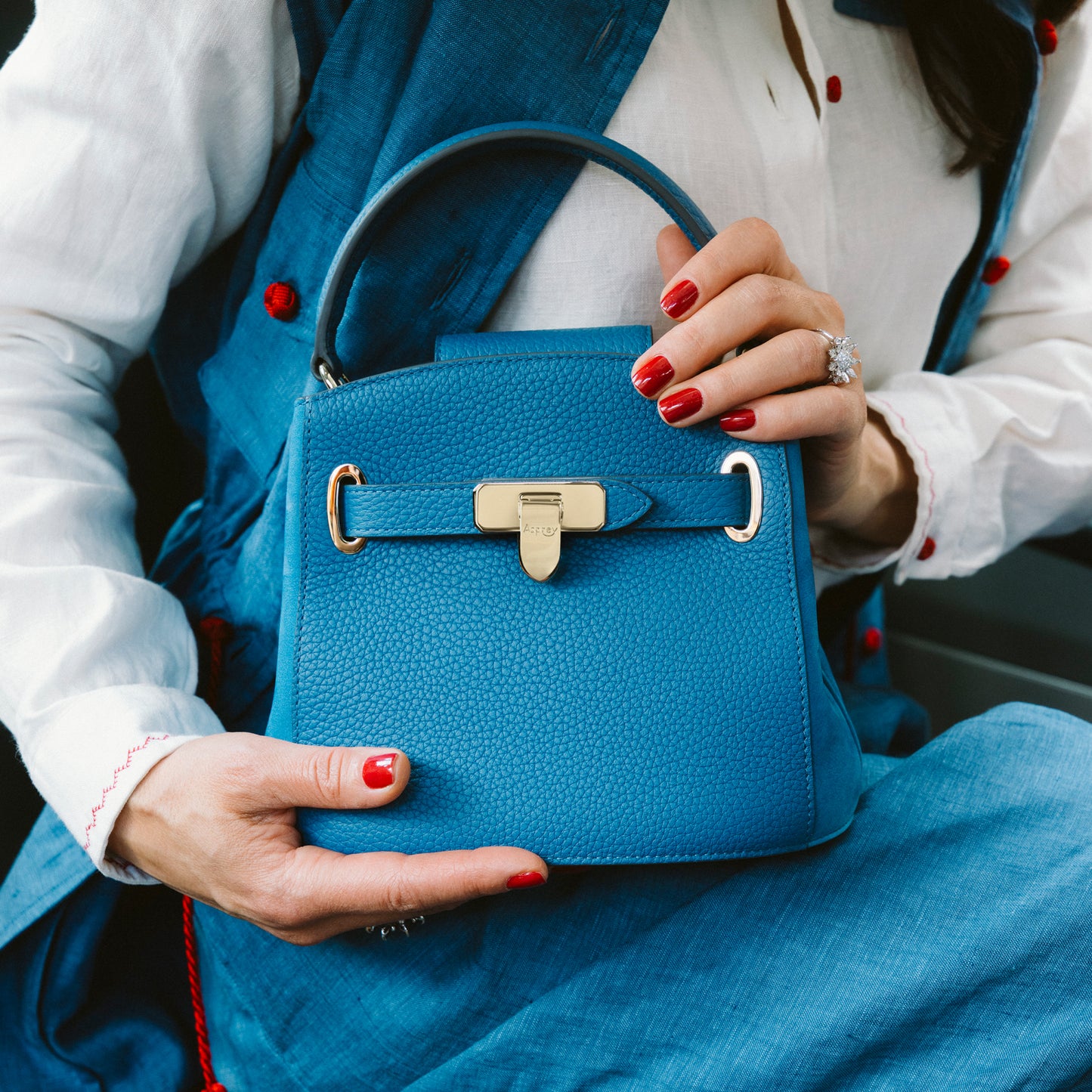 1781 Bucket Mini Handbag in Soft Grain Leather