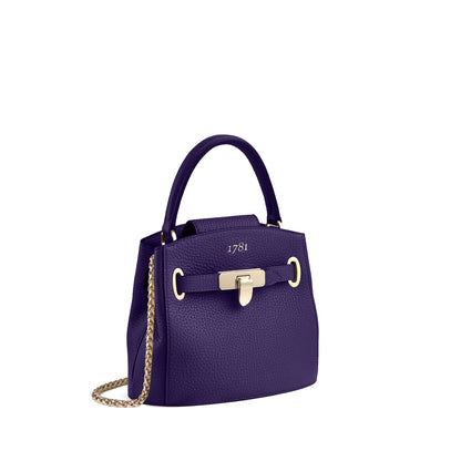 1781 Bucket Mini Handbag with Chain in Soft Grain Leather