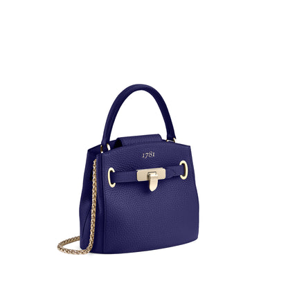 1781 Bucket Mini Handbag with Chain in Soft Grain Leather
