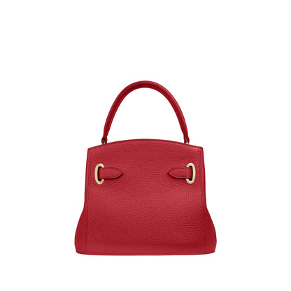 1781 Bucket Mini Handbag with Chain in Soft Grain Leather