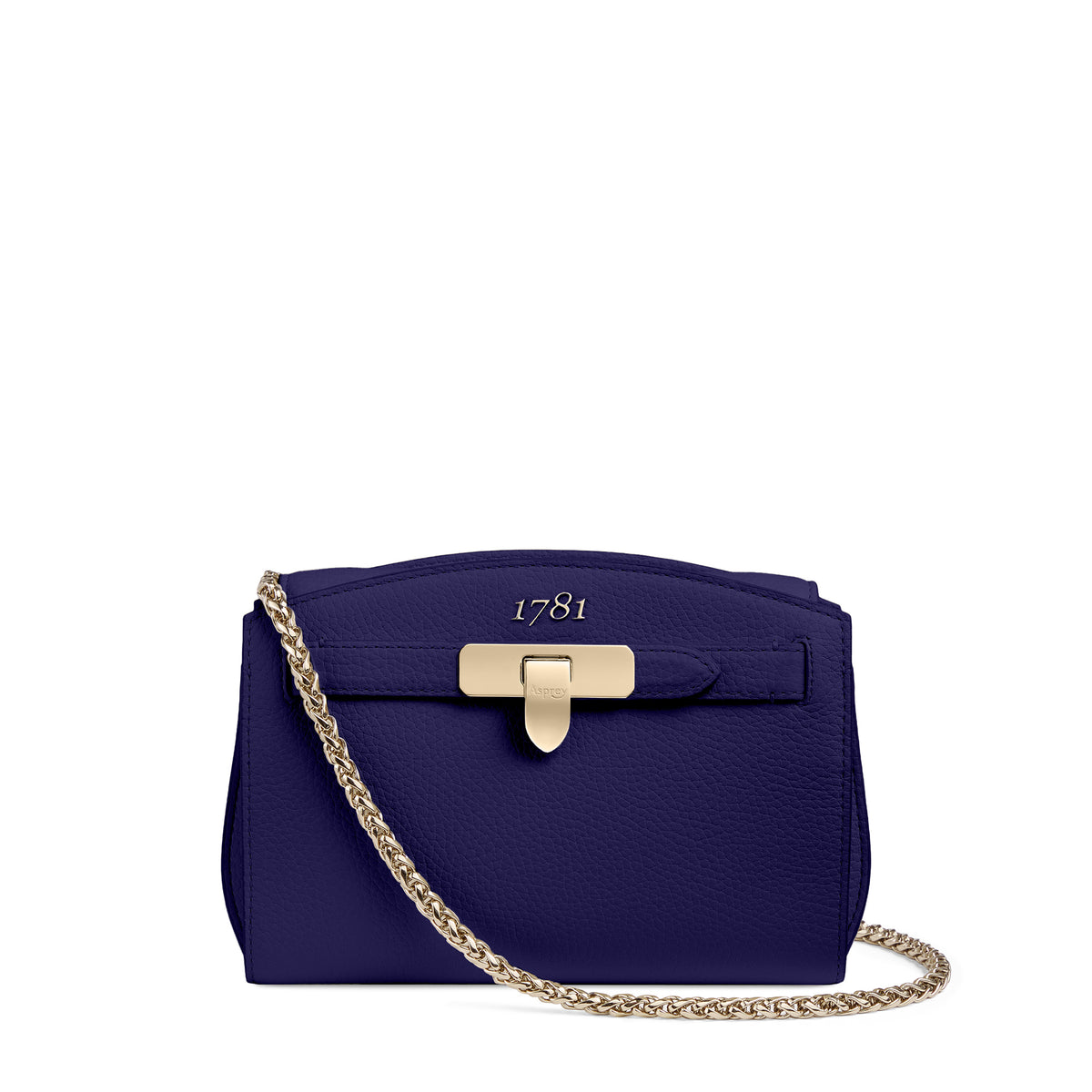 1781 Pochette Handbag with Chain in Soft Grain Leather