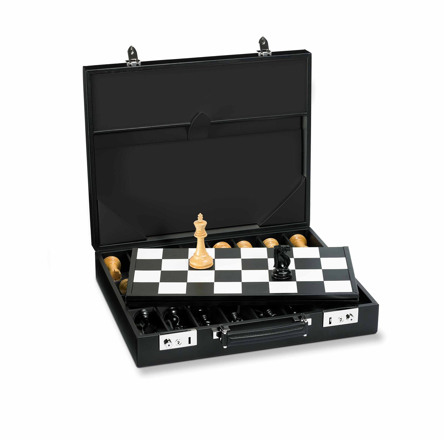 ハノーバー チェスボードセット サドルレザー