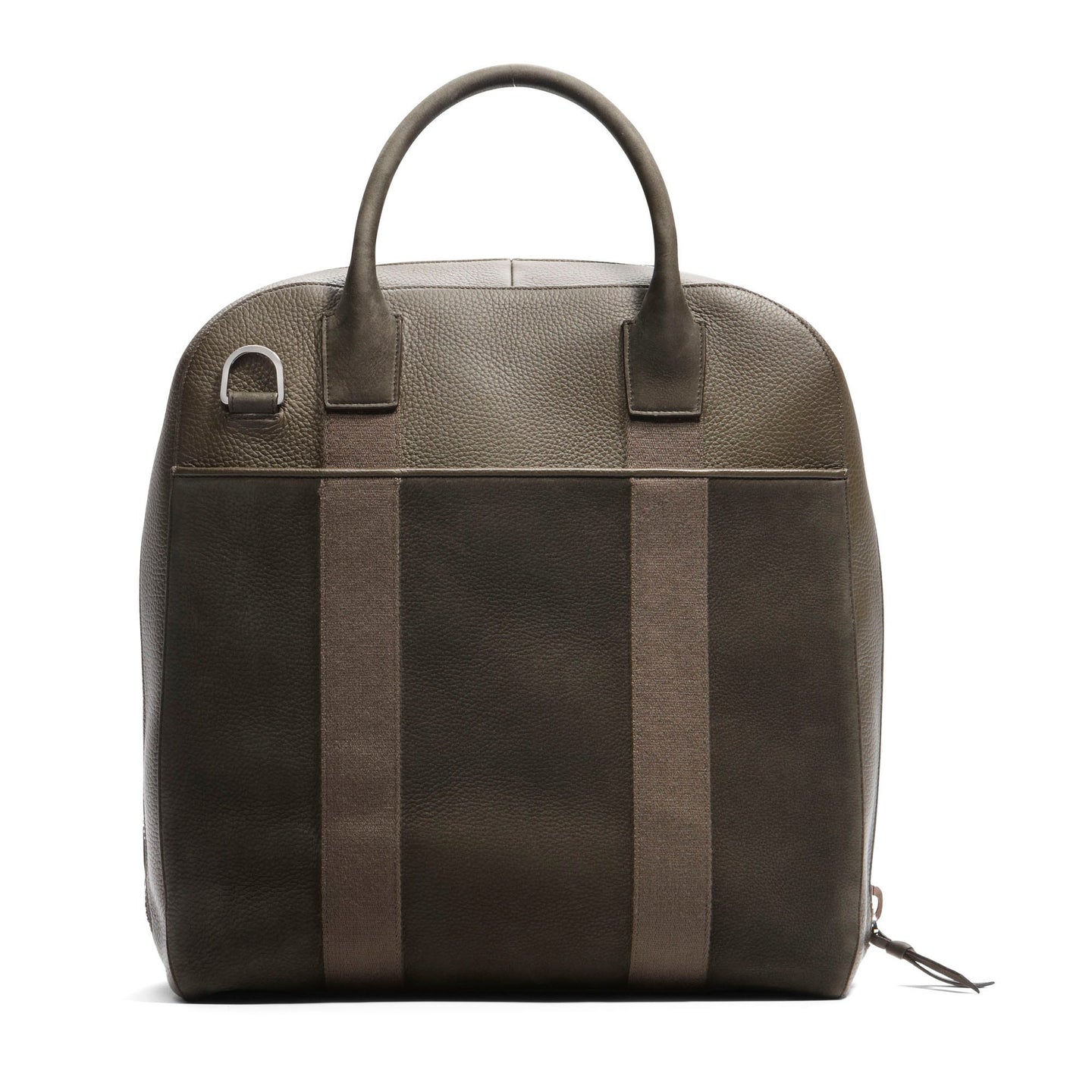 GMT Zip Briefcase in Soft Grain Leather & Nubuck