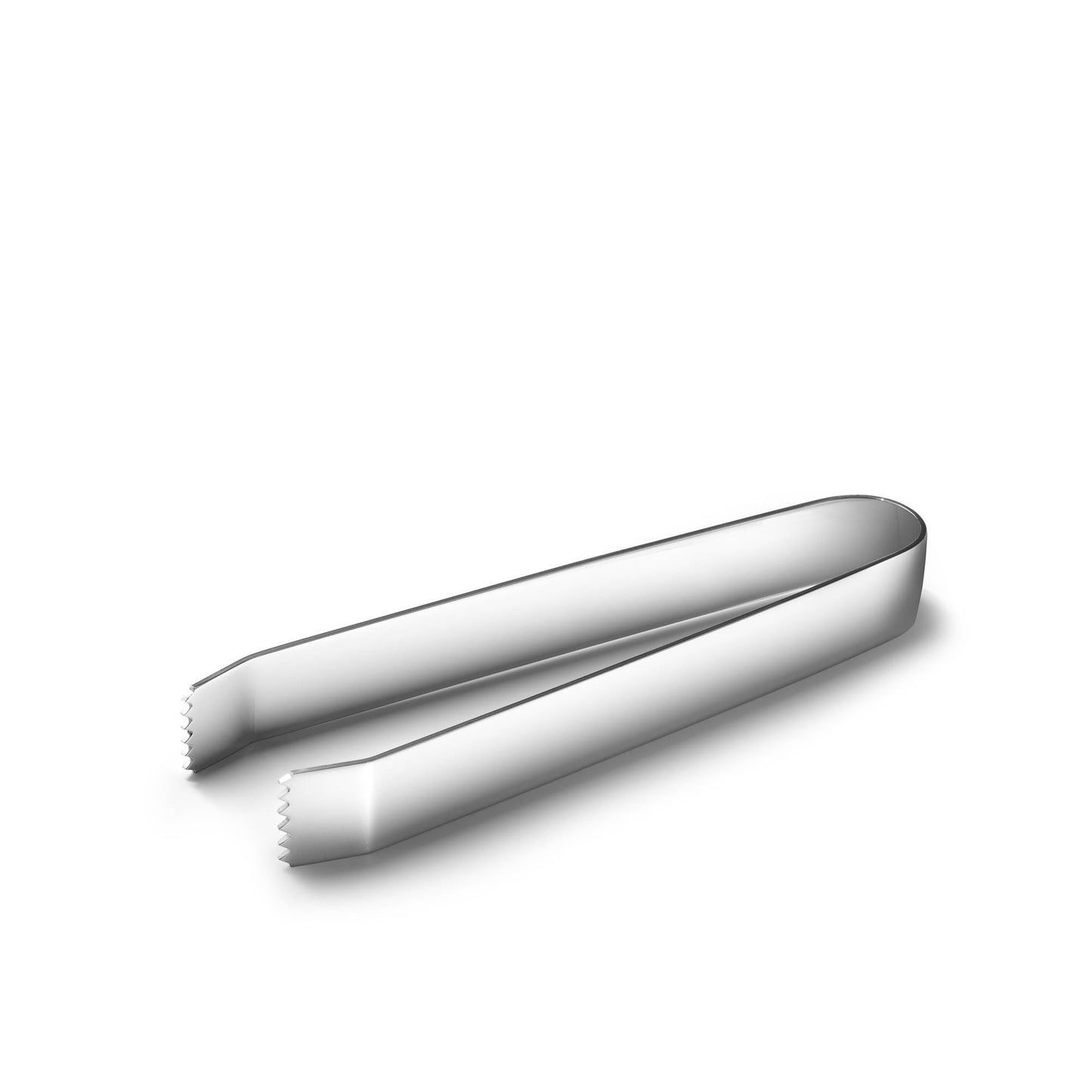 Plain Ice Tongs in Sterling Silver