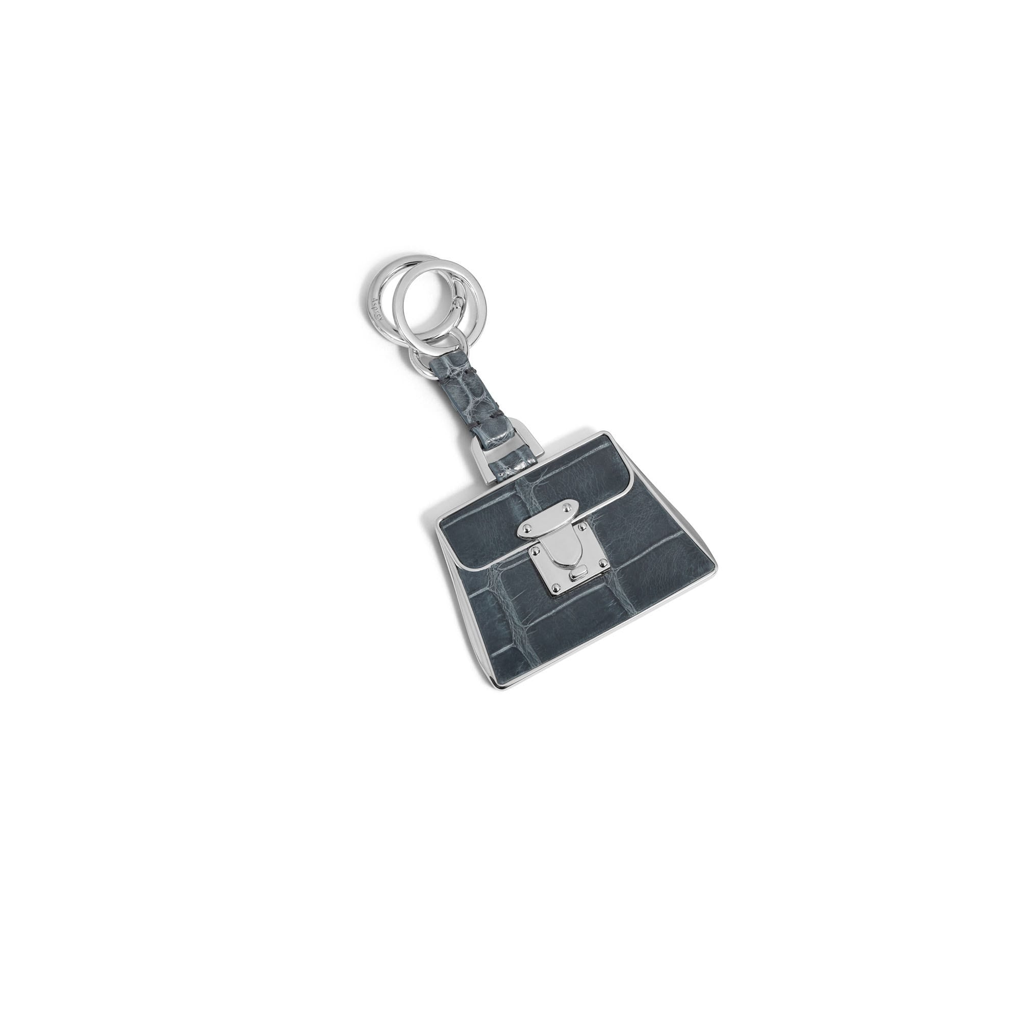 167 Rack Key Bond Street 167 Charm & Key Holder in Crocodile – Asprey London