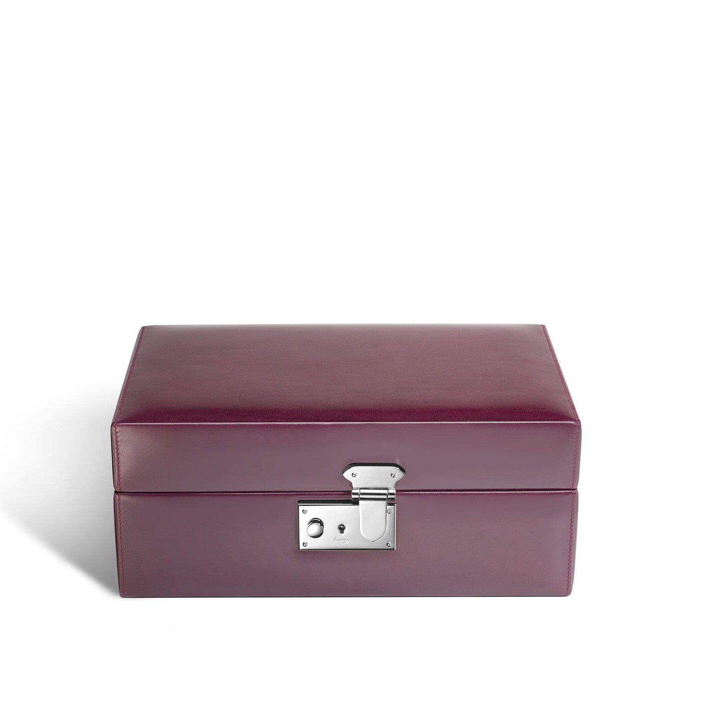 Hanover Purple Water Box in Saddle Leather