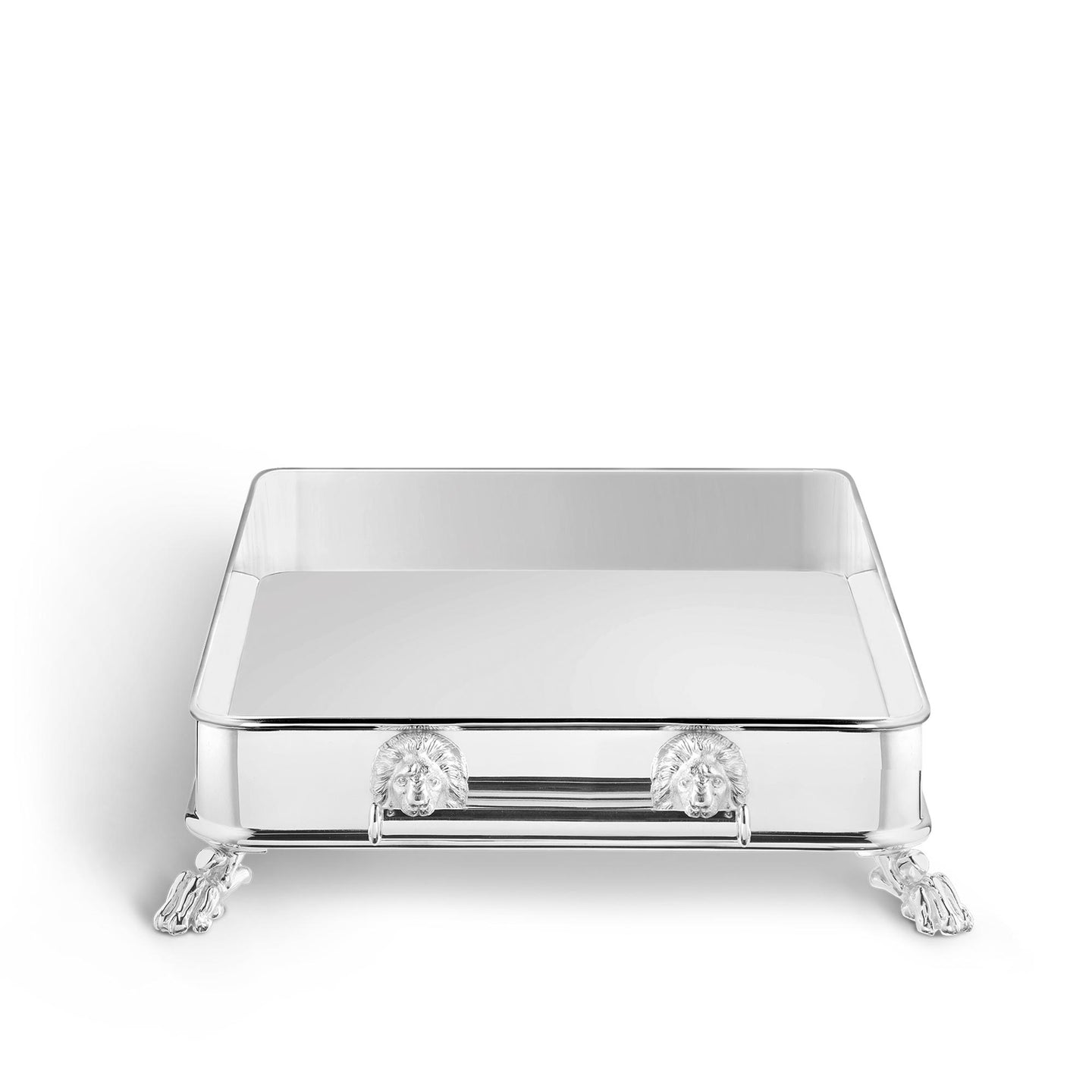Lion Gallery Tray in Sterling Silver