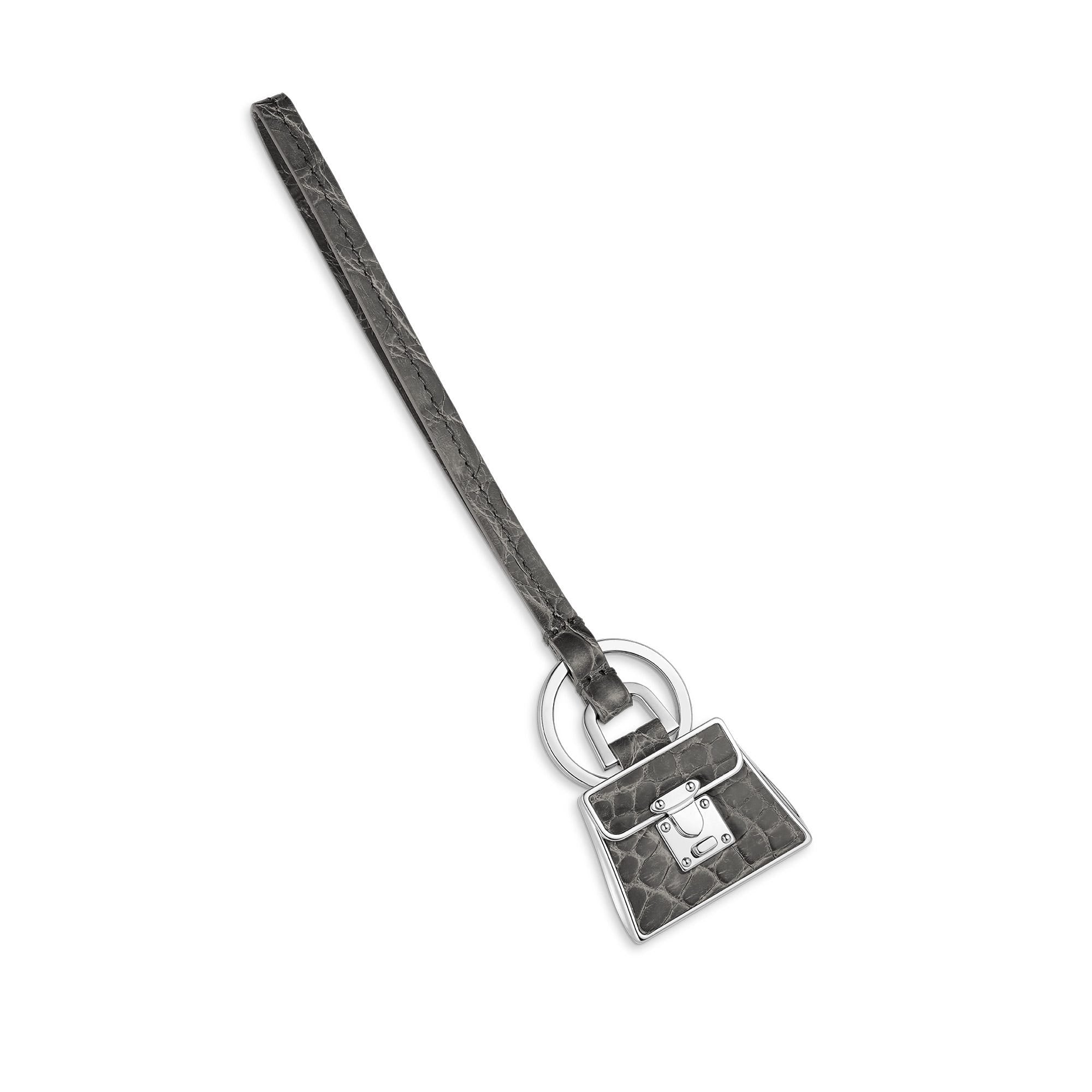 167 Rack Key Bond Street 167 Mini Charm & Key Holder in Crocodile – Asprey London