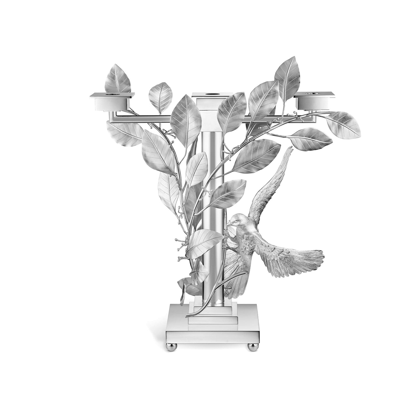 Dove Candelabra in Sterling Silver