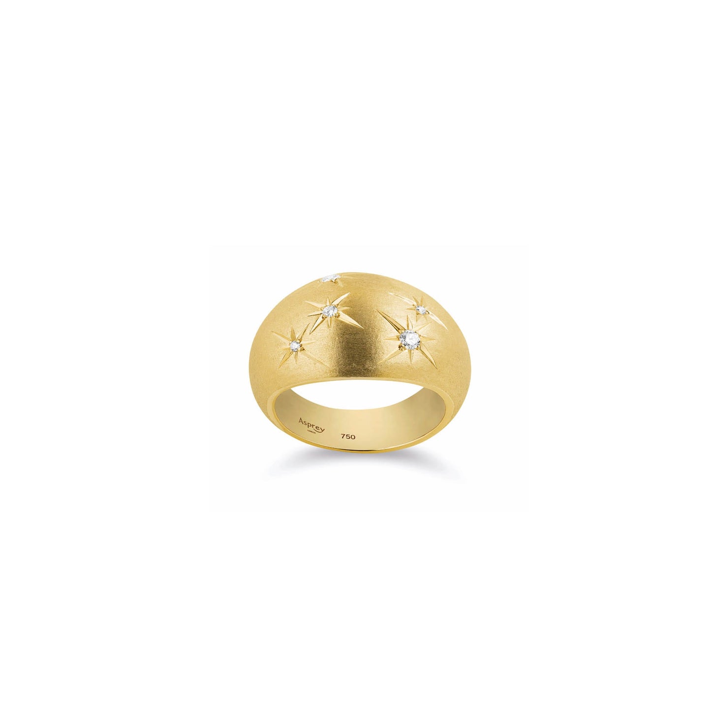 Cosmic Shooting Stars Ring in 18ct Yellow Gold with Diamonds