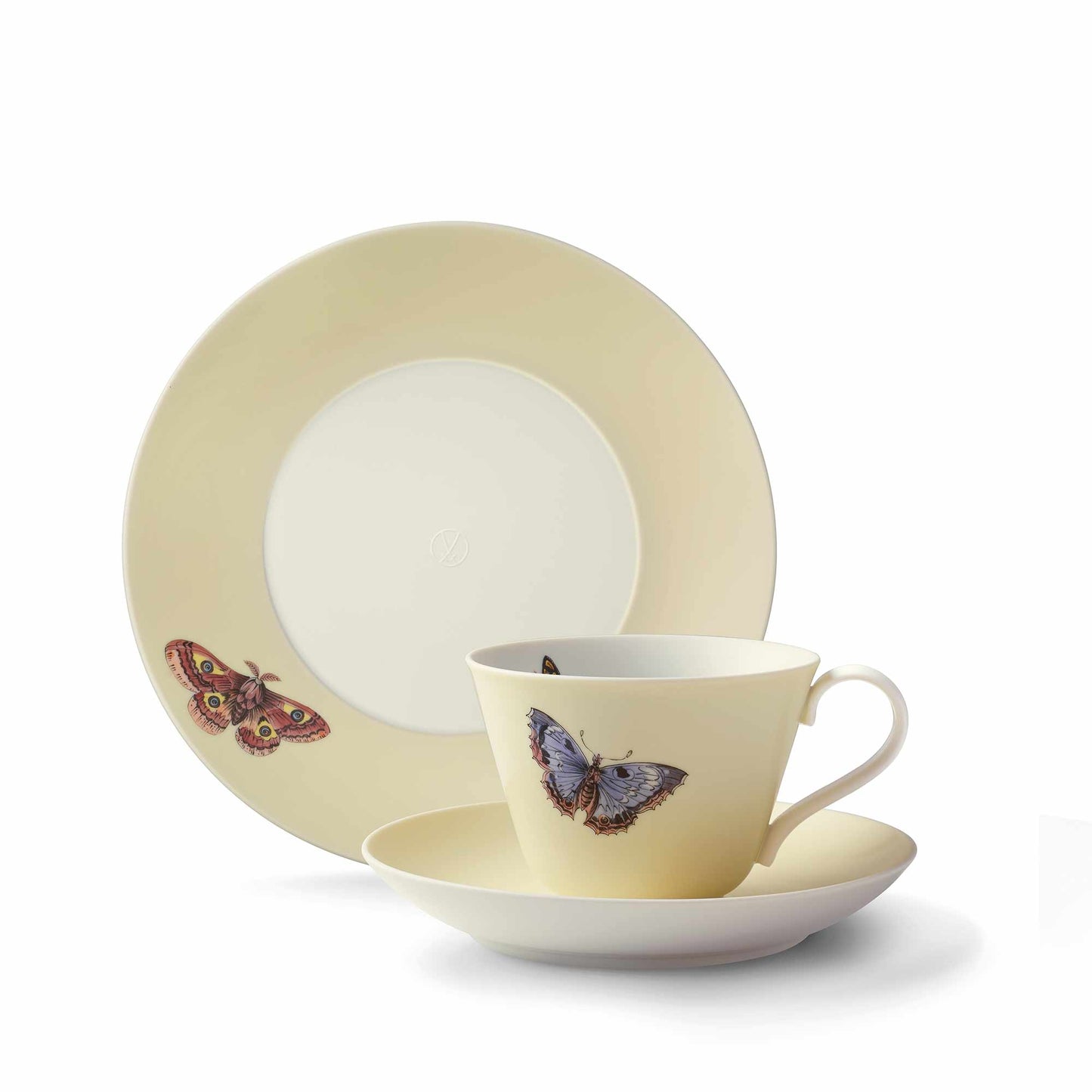 Butterfly Cup, Saucer & Plate