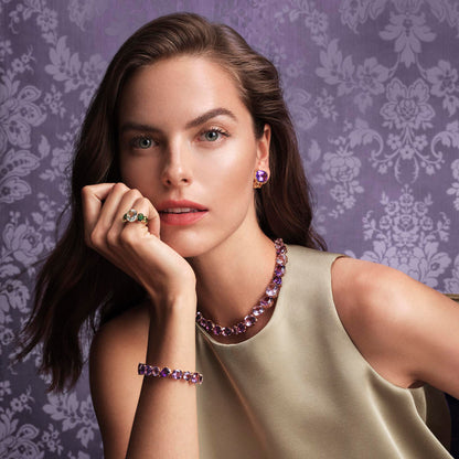 Chaos Bracelet in 18ct Rose Gold with Amethysts and Kunzites