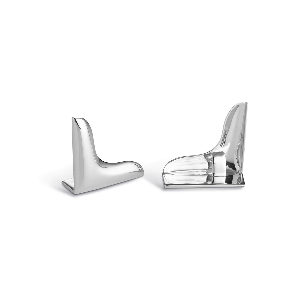 Corner Place Card Holders in Sterling Silver, Set of 6