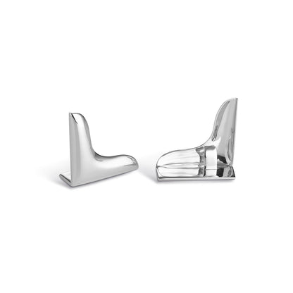 Corner Place Card Holders in Sterling Silver, Set of 6
