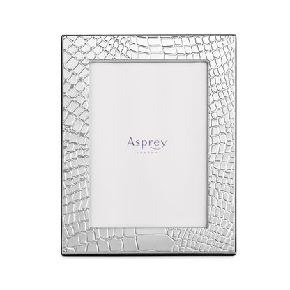 Croc Frame in Sterling Silver