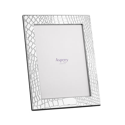 Croc Frame in Sterling Silver