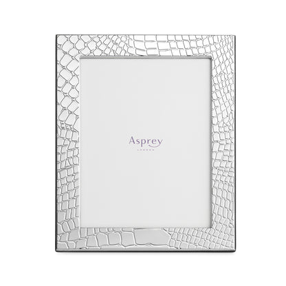 Croc Frame in Sterling Silver