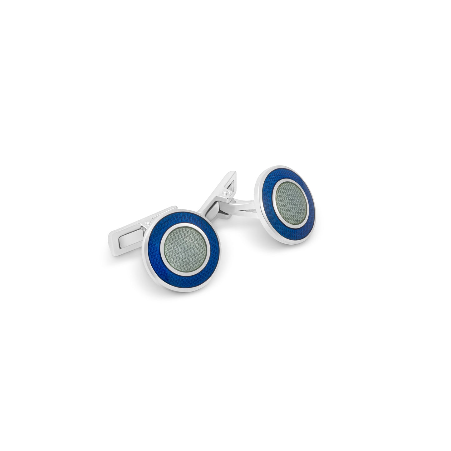 Christmas Cracker with Sterling Silver Enamelled Engine-turned Cufflinks